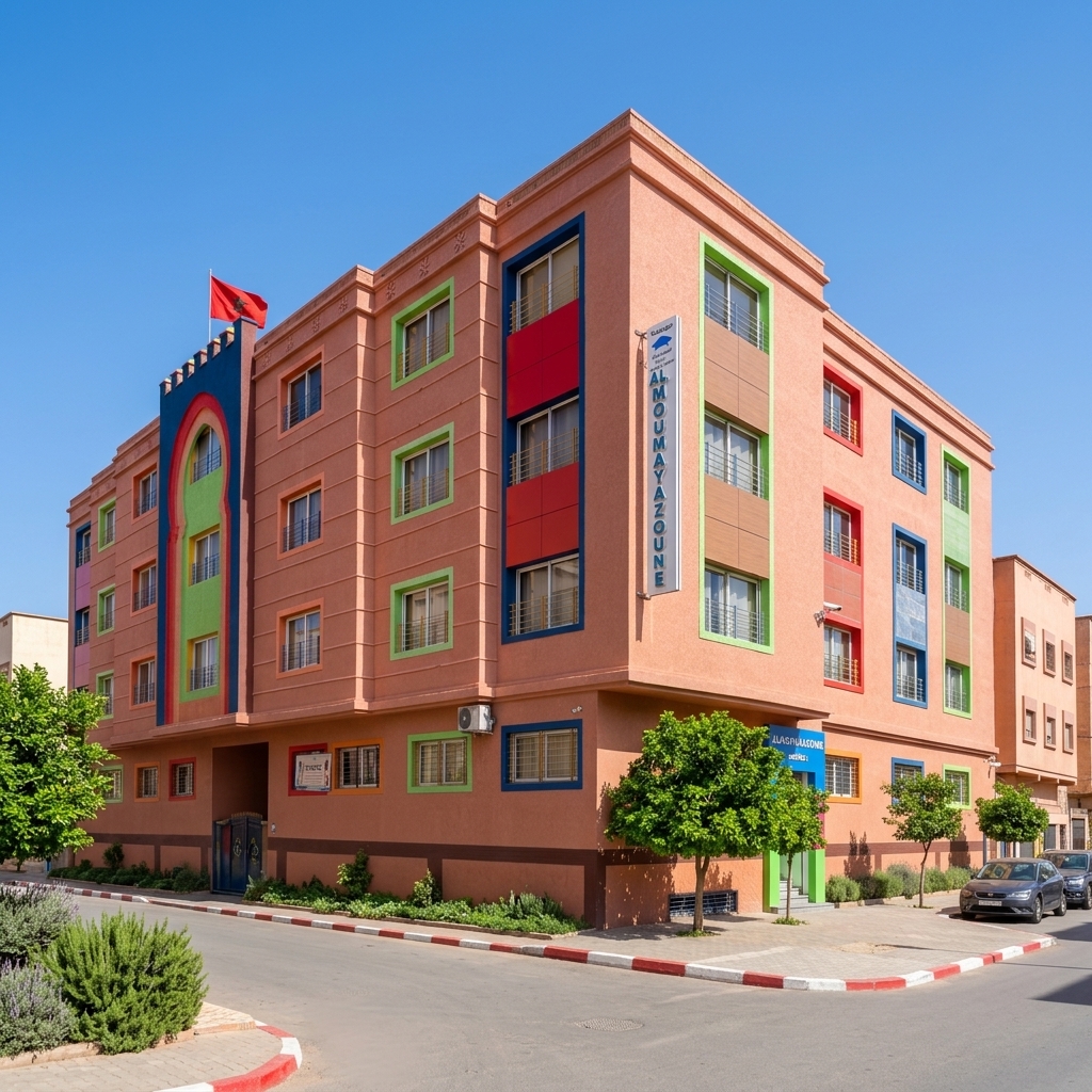 photographie architecturale et production de vidéo institutionnelle pour une école privée à marrakech